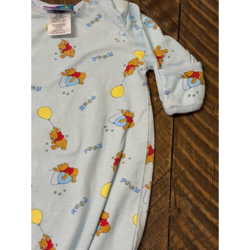 Vintage 90s Disney Winnie the Pooh Infant Unisex Sleep Sack Layette One Size - Picture 6 of 8